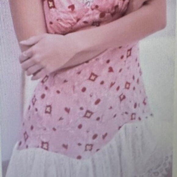 Gullhatun Aydin by Anthropologie Sweetheart Baby Doll Mini Dress Chemise Lace S - Picture 3 of 9